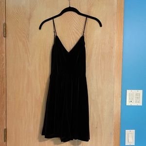 Brandy Melville Velvet Romper